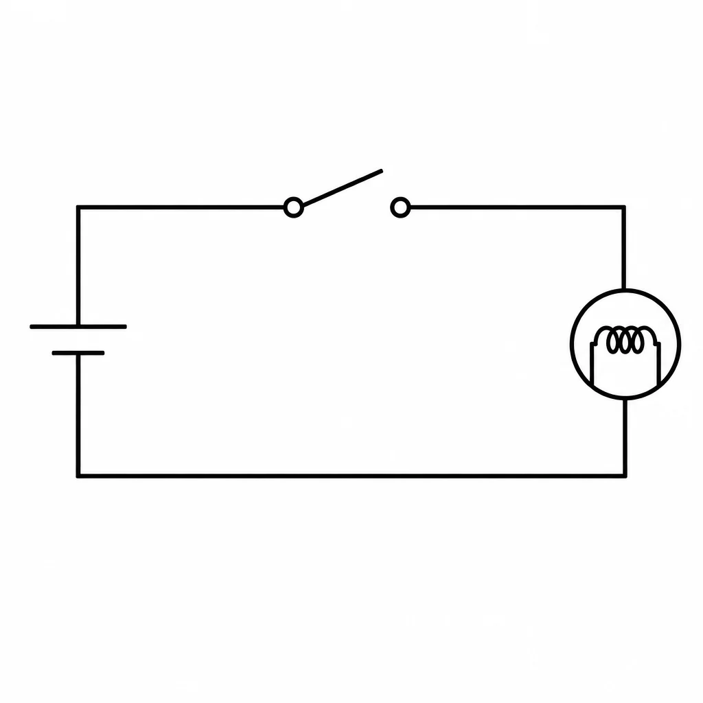 Lâmpada e interruptor