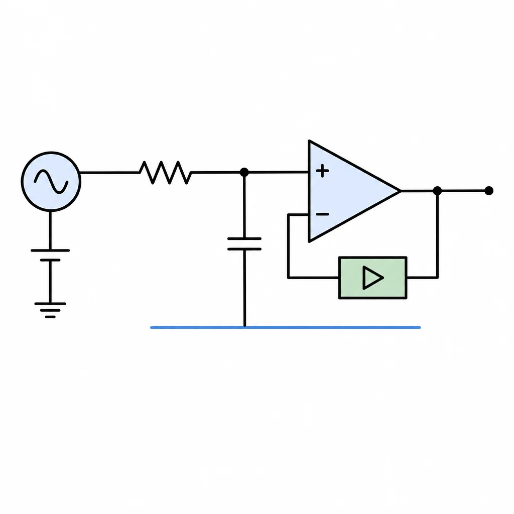 Resistor em série e capacitor do nó à referência.