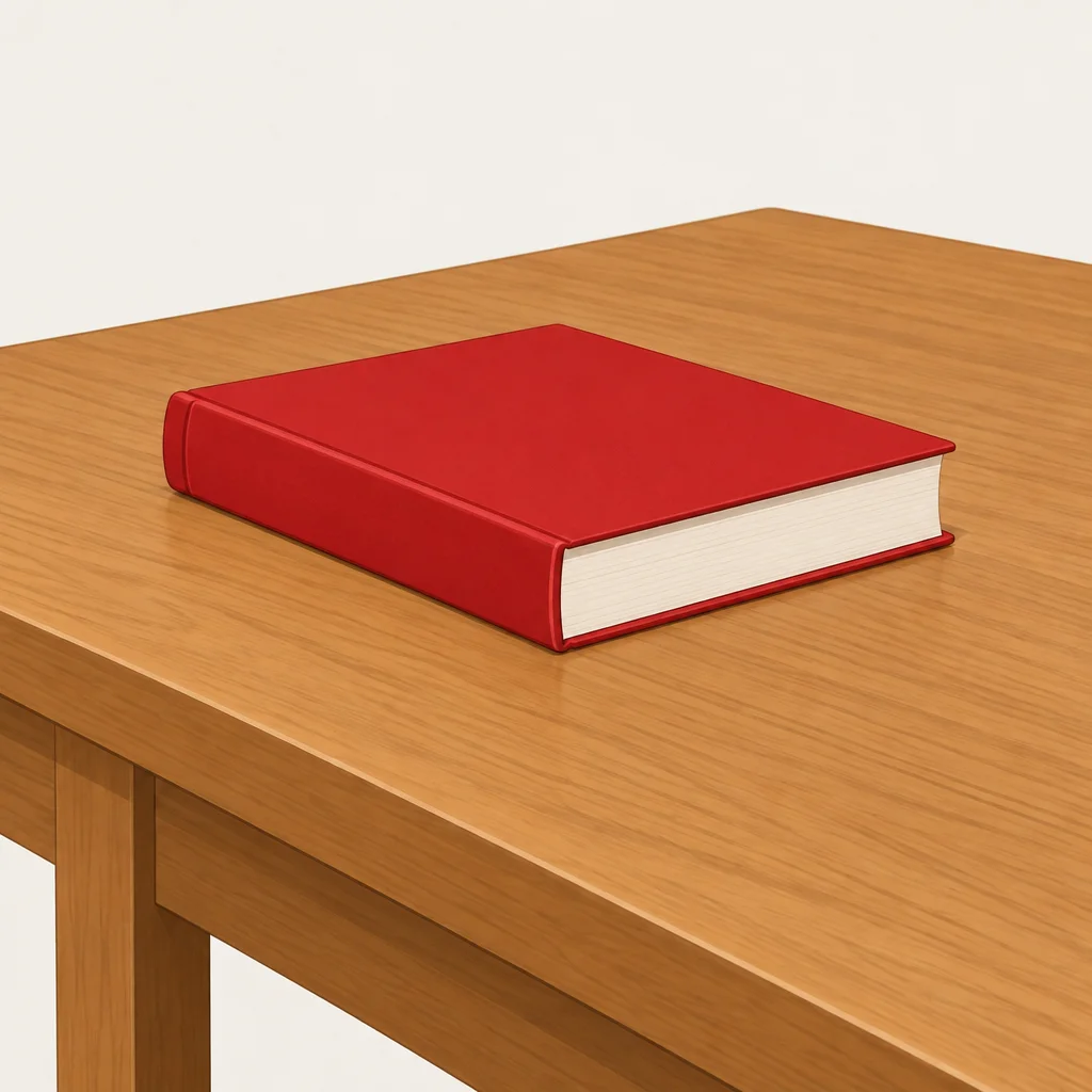 Livro sobre a mesa