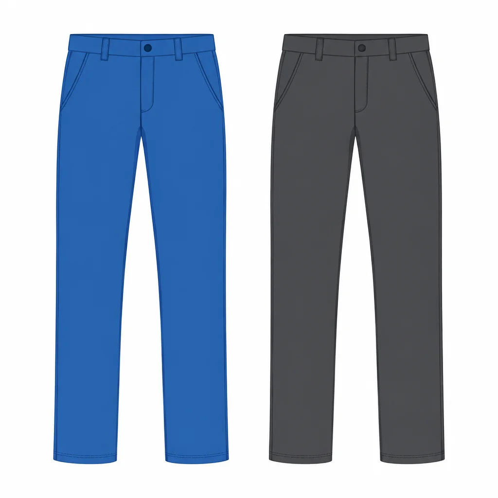 two pairs of pants