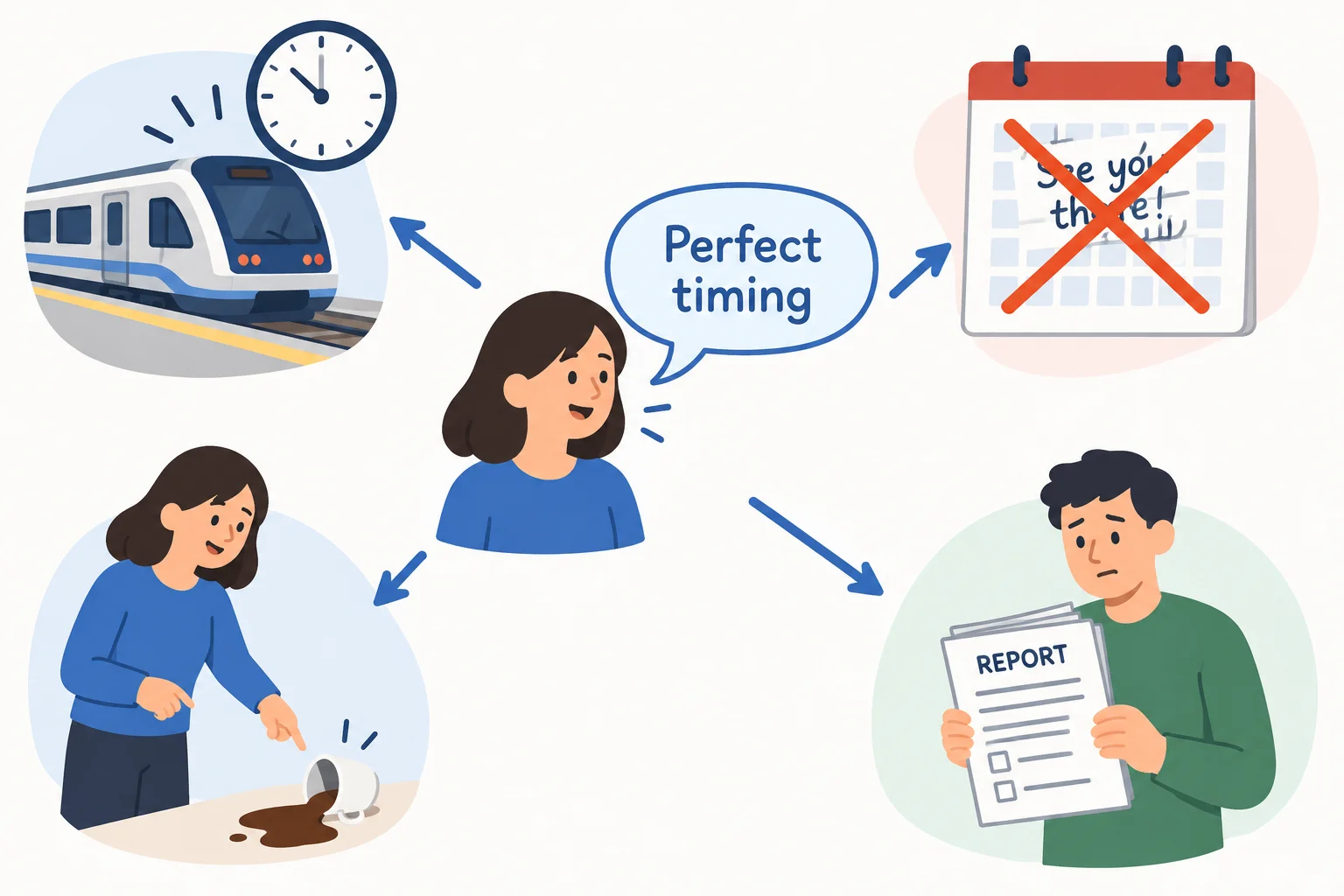 Diagrama mostrando que um comentário irônico pode apontar para uma situação, uma expectativa, o próprio falante ou outra pessoa.