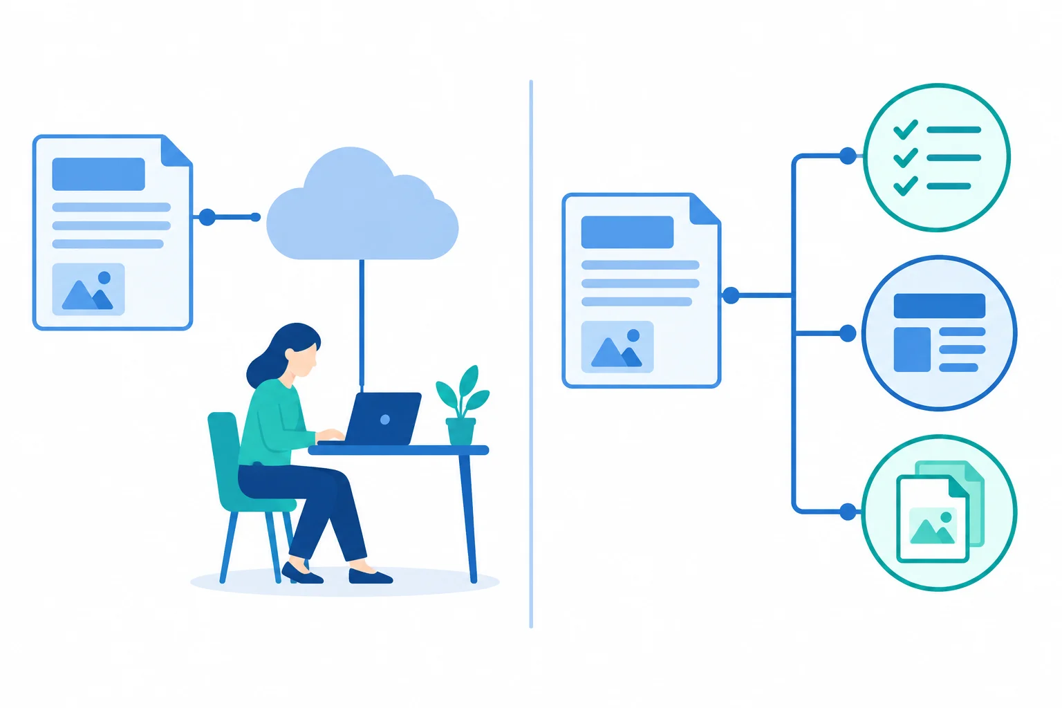 Diagrama comparando uma entrega ligada a expectativa vaga e esforço de trabalho com a mesma entrega ligada a condições observáveis.