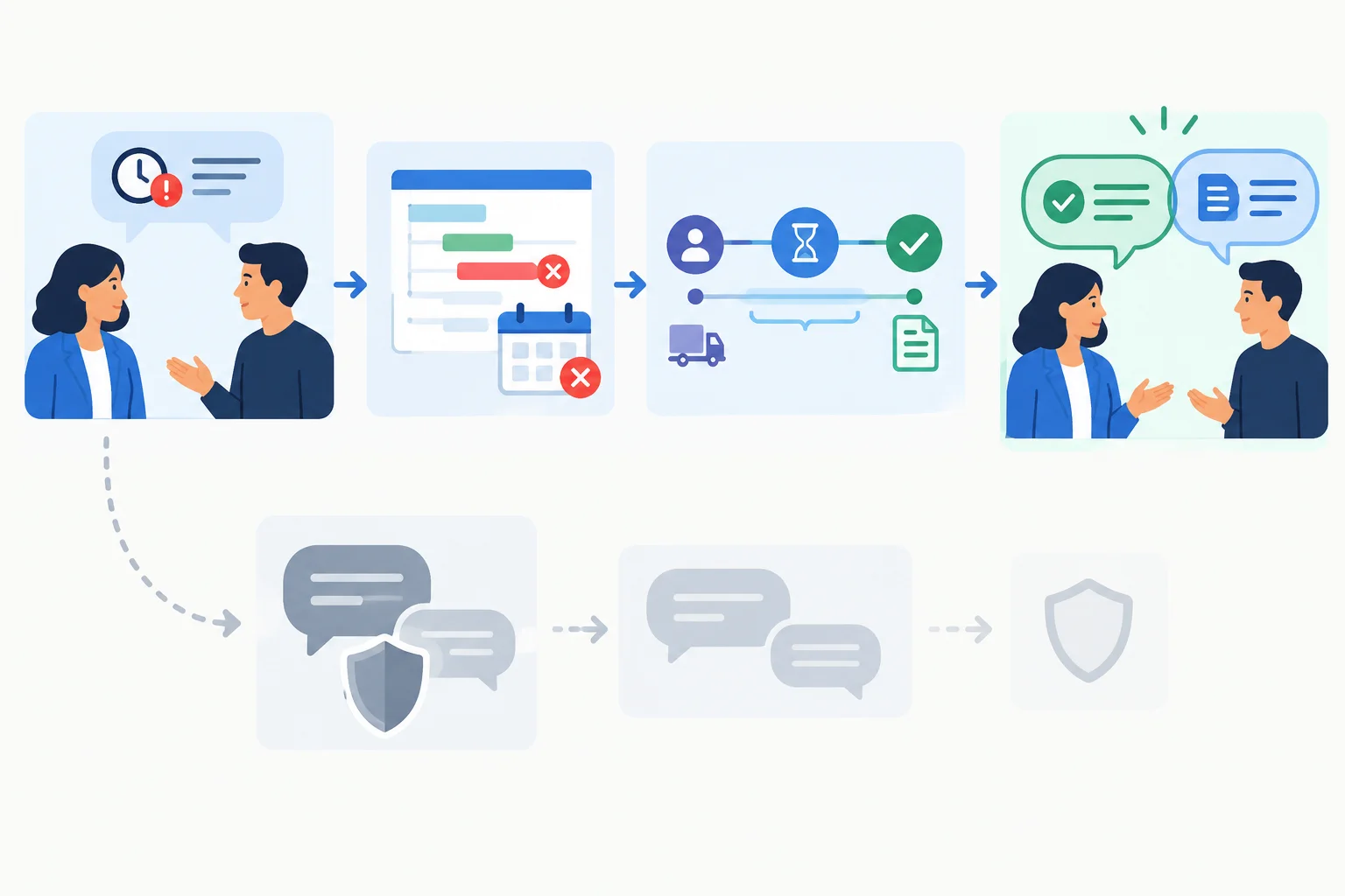 Diagrama mostra que o impacto relatado continua visível enquanto uma linha do tempo acrescenta a confirmação que ainda faltava.