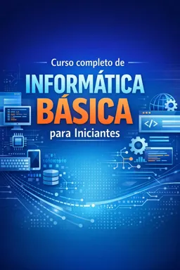 Capa do Ebook gratuito Curso completo de informática básica para iniciantes
