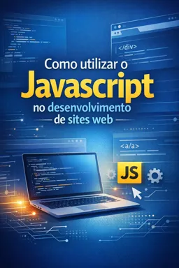 Capa do Ebook gratuito Como utilizar o Javascript no desenvolvimento de sites web