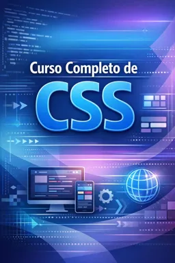 Capa do Ebook gratuito Curso completo de CSS