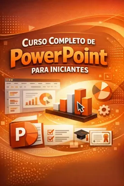 Capa do Ebook gratuito Curso completo de Power Point para iniciantes