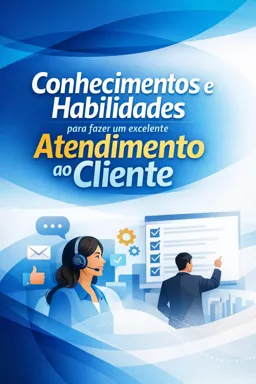 Capa do Ebook gratuito Conhecimentos e Habilidades para fazer um excelente Atendimento ao Cliente