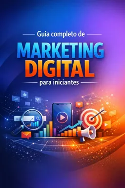 Capa do Ebook gratuito Guia completo de Marketing Digital para iniciantes