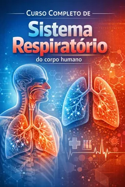 Capa do Ebook gratuito Curso completo de Sistema Respiratório do corpo humano