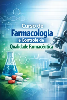 Capa do Ebook gratuito Curso de Farmacologia e Controle de Qualidade Farmacêutica