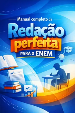 Capa do Ebook gratuito Manual completo da Redação perfeita para o ENEM