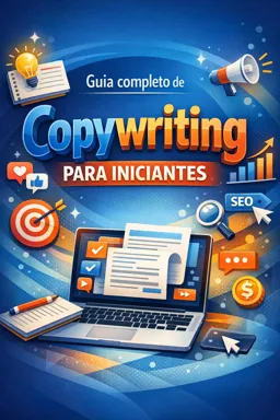 Capa do Ebook gratuito Guia completo de Copywriting para iniciantes