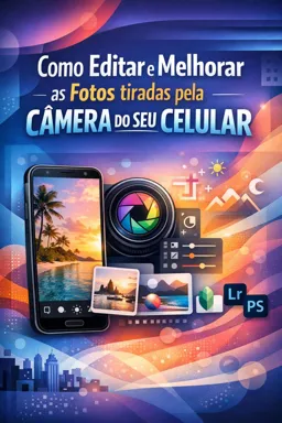 Capa do Ebook gratuito Como Editar e melhorar as Fotos tiradas pela câmera do seu celular