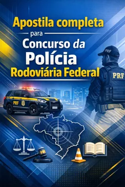 Capa do Ebook gratuito Apostila completa para Concurso da Polícia Rodoviária Federal