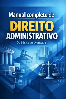 Capa do Ebook gratuito Manual completo de Direito Administrativo do básico ao avançado
