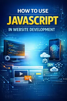 Free Ebook cover How to use Javascript in website development