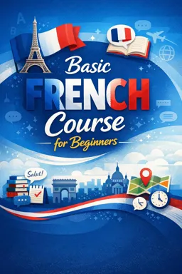 Free Ebook cover Basic French course for beginners