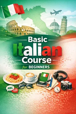 Free Ebook cover Basic Italian course for beginners