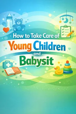 Free Ebook cover How to take care of young children and babysit