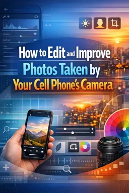 Free Ebook cover How to Edit and Improve Photos Taken by Your Cell Phone's Camera