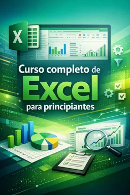 Portada de libro electrónico gratuitaCurso completo de Excel para principiantes