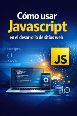 Portada de libro electrónico gratuitaCómo usar Javascript en el desarrollo de sitios web
