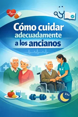 Portada de libro electrónico gratuitaCómo cuidar adecuadamente a los ancianos.