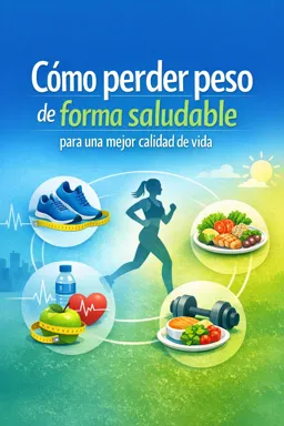 Portada de libro electrónico gratuitaCómo perder peso de forma saludable para una mejor calidad de vida
