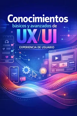 Portada de libro electrónico gratuitaConocimientos básicos y avanzados de UX/UI - Experiencia de usuario