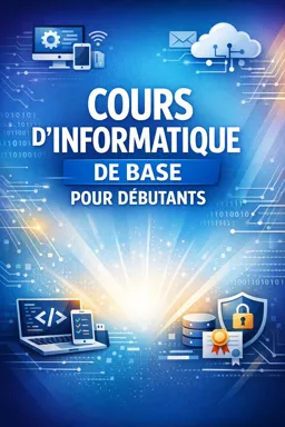 Couverture de livre électronique gratuite Cours d'informatique de base pour débutants