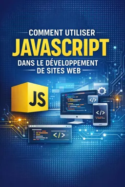 Couverture de livre électronique gratuite Comment utiliser Javascript dans le développement de sites Web