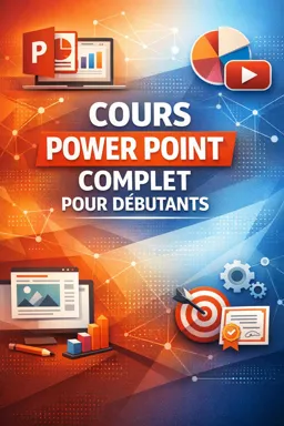 Couverture de livre électronique gratuite Cours Power Point complet pour débutants