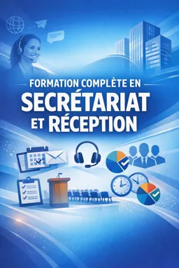 Couverture de livre électronique gratuite Formation complète en Secrétariat et Réception