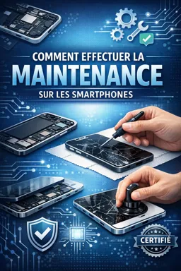 Couverture de livre électronique gratuite Comment effectuer la maintenance sur les smartphones