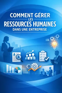 Couverture de livre électronique gratuite Comment gérer les ressources humaines dans une entreprise