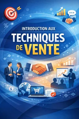 Couverture de livre électronique gratuite Introduction aux techniques de vente