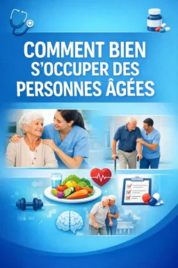Couverture de livre électronique gratuite Comment bien s'occuper des personnes âgées