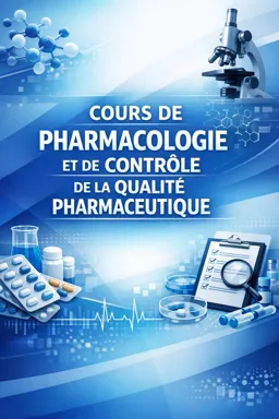 Couverture de livre électronique gratuite Cours de pharmacologie et de contrôle de la qualité pharmaceutique