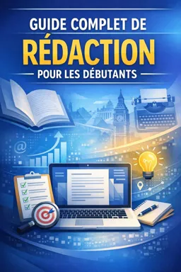 Couverture de livre électronique gratuite Guide complet de rédaction pour les débutants