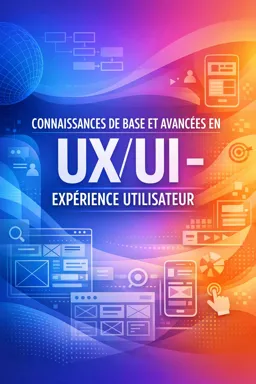 Couverture de livre électronique gratuite Connaissances de base et avancées en UX/UI - Expérience utilisateur