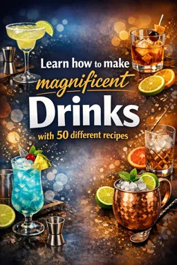 Free Ebook cover Learn how to make magnificent Drinks with 50 different recipes