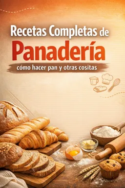 Portada de libro electrónico gratuitaRecetas Completas de Panaderia, como hacer pan y otras cositas