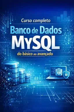 Capa do Ebook gratuito Curso completo Banco de Dados MySQL do básico ao avançado