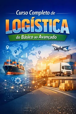 Capa do Ebook gratuito Curso completo de Logística do básico ao avançado