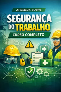 Capa do Ebook gratuito Aprenda sobre Segurança do Trabalho curso completo