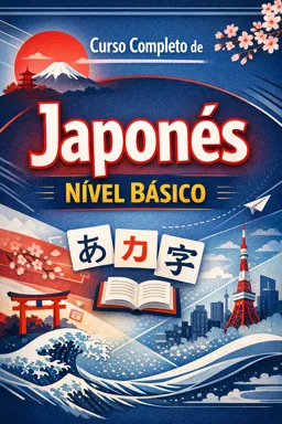 Capa do Ebook gratuito Curso completo de Japonês nível básico