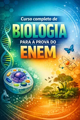 Capa do Ebook gratuito Curso completo de Biologia para a prova do Enem