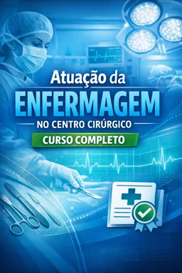 Capa do Ebook gratuito Atuação da Enfermagem no Centro Cirúrgico curso completo