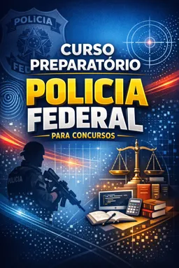 Capa do Ebook gratuito Curso preparatório Policia Federal para Concursos